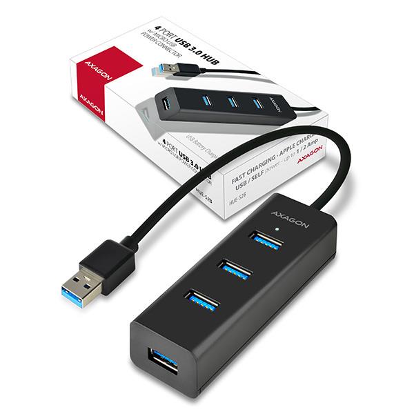 I/O HUB USB3.0 4PORT CHARGING/0.3M HUE-S2B AXAGON