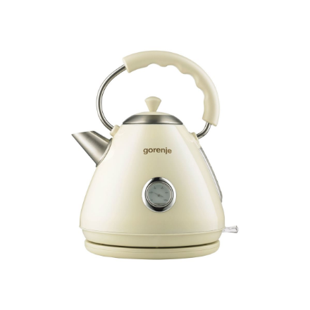 Gorenje | Kettle | K17CLI | Standard | 2200 W | 1.7 L | Plastic/Metal | 360° rotational base | Cream