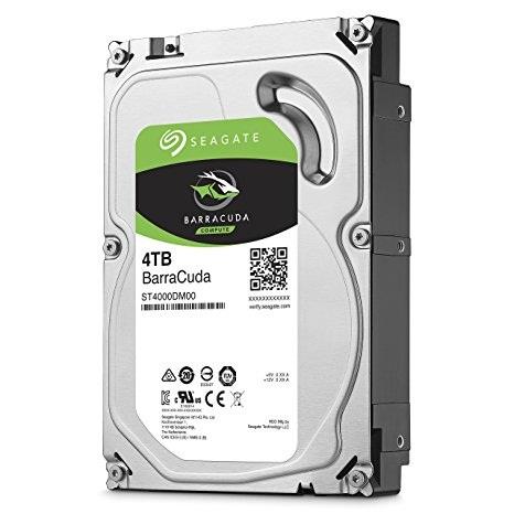 HDD SEAGATE Barracuda 4TB SATA 3.0 256 MB 5400 rpm Discs/Heads 2/4 3,5" ST4000DM004