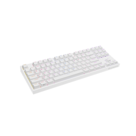 Genesis | THOR 404 TKL | Mechanical Gaming Keyboard | Wired | US | Gateron Yellow Pro | White | RGB