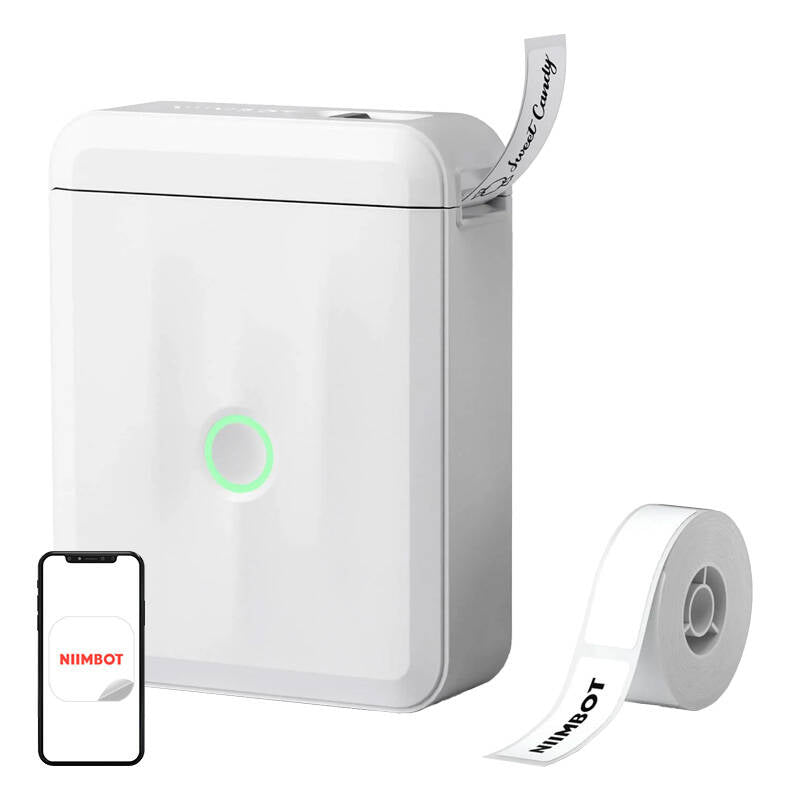 Niimbot D110M Portable Label Printer White - Image 1