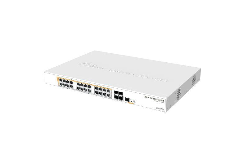 Switch MIKROTIK Type L3 Rack 24x10Base-T / 100Base-TX / 1000Base-T 4xSFP+ 1xRJ45 CRS328-24P-4S+RM