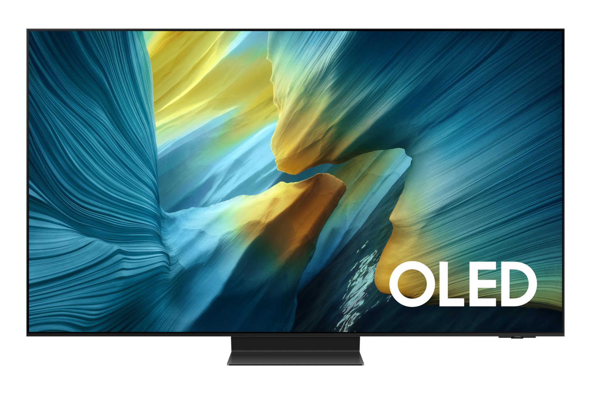 TV Set SAMSUNG 55" OLED/4K/Smart 3840x2160 Wireless LAN Bluetooth Tizen Black QE55S95FATXXH