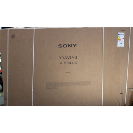 SALE OUT. Sony K85S35BP Bravia 3 85" (215cm) 4K Ultra HD Smart Google D-LED TV | SALE OUT. Sony | TV | K85S35BP Bravia 3