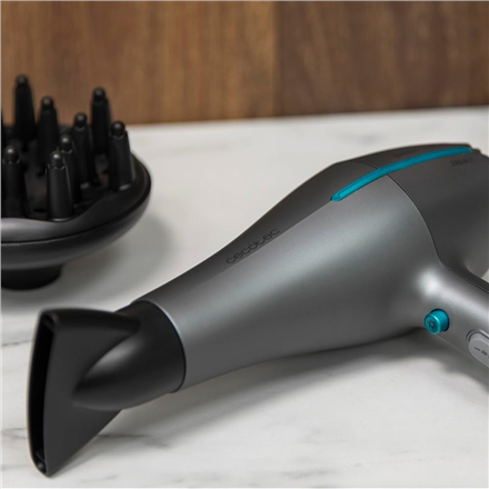 Cecotec Hair dryer | IoniCare 5300 Maxi Aura Black | 2200 W | Number of temperature settings 3 | Ionic function | Black/