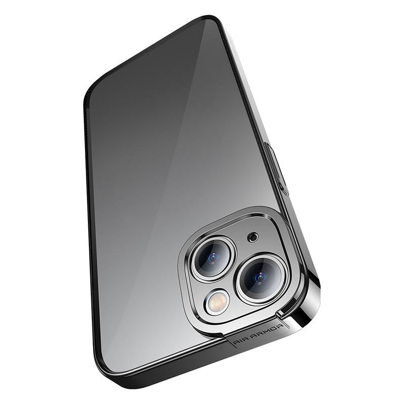 Baseus Glitter Transparent Case and Tempered Glass set for iPhone 14 Plus (black) - Image 3
