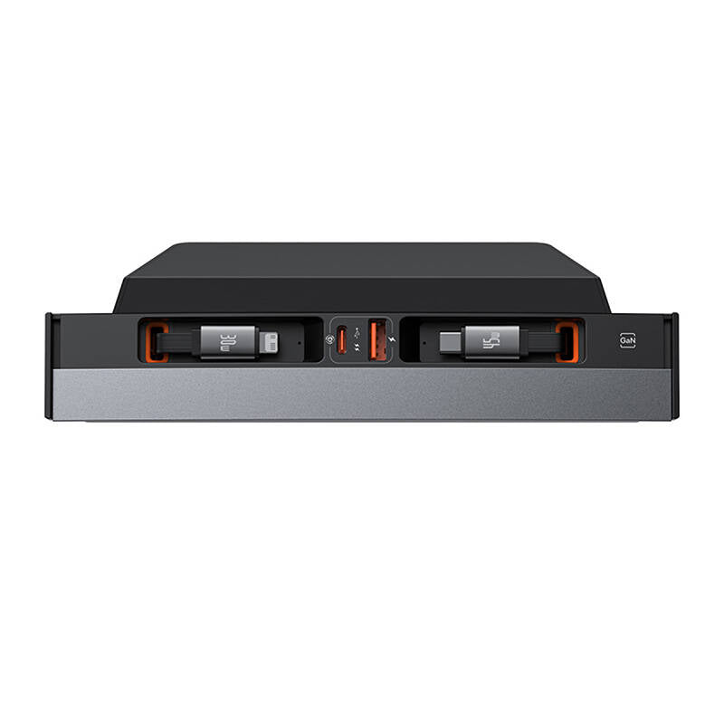 Hub Baseus T-Space with USB-C to lightning cables for Tesla Cars (black) - Image 3