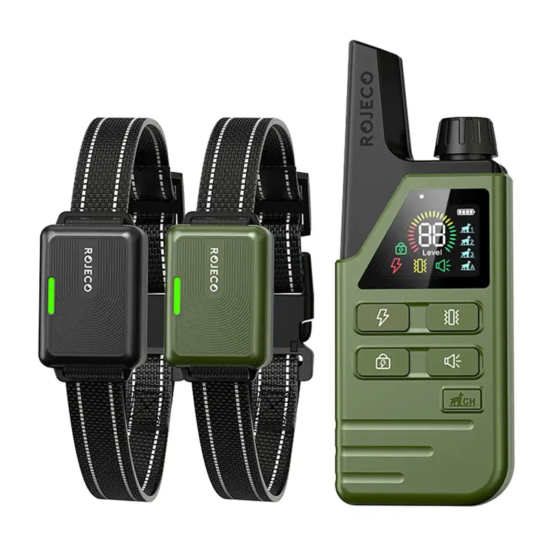 Training collar Rojeco DOG800 2 collars - Image 1