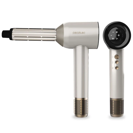 Cecotec Hair dryer | DryGlam Waves Champagne | 1600 W | Number of temperature settings 3 | Ionic function | Champagne |