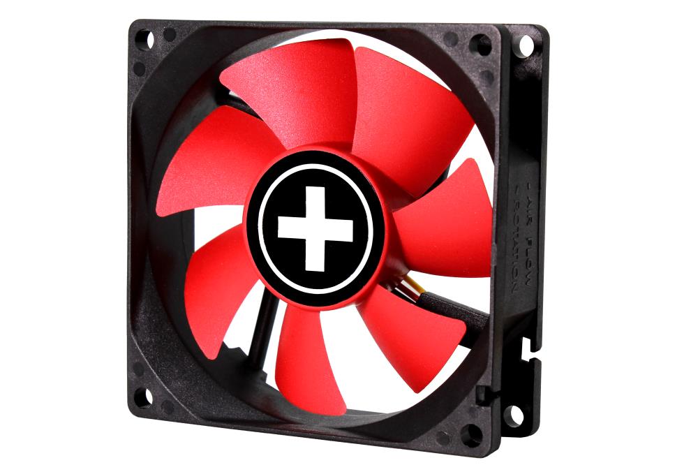 CASE FAN 80MM REDWING 3PIN+4P/12V XF037 XILENCE
