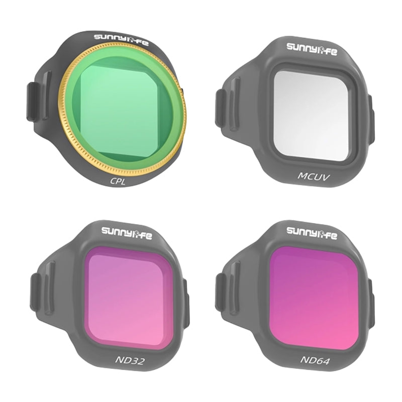 Set of 4 Sunnylife MCUV + CPL + ND32 + ND64 filters for MINI 5 Pro - Image 1