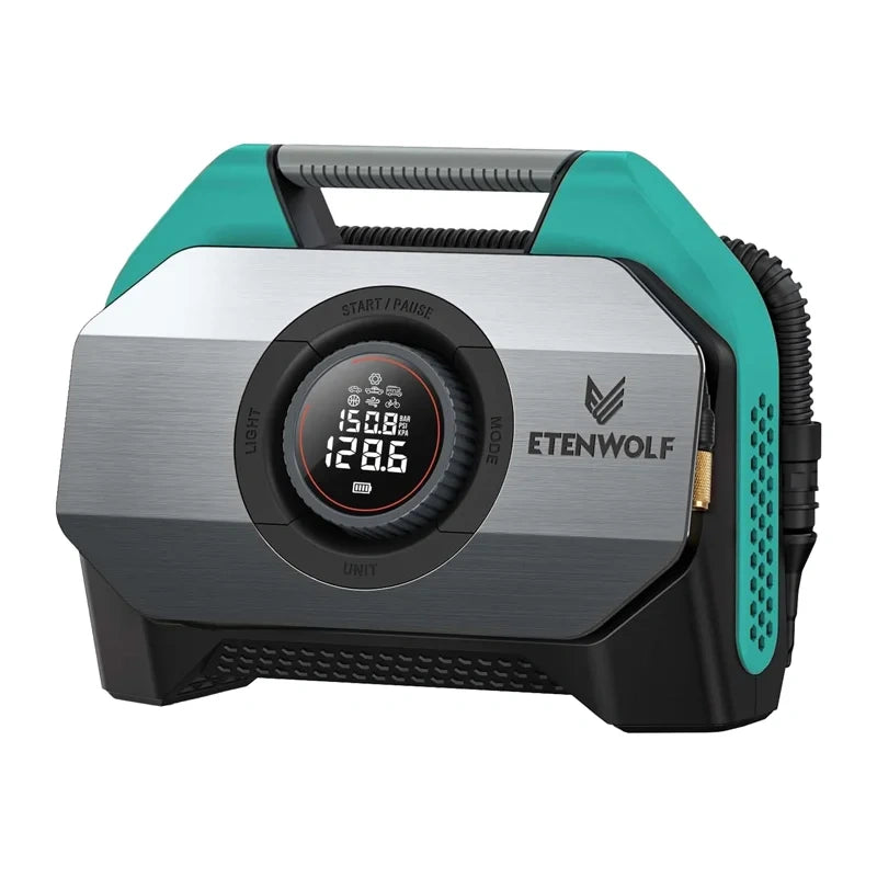 Etenwolf S6 Car Air Compressor, 11.03 bar, 19,200 mAh (blue) - Image 1