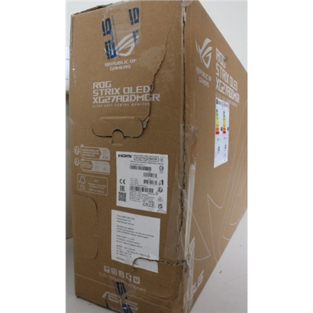 SALE OUT. ASUS ROG Strix XG27AQDMGR Gaming Monitor 27" 2560x1440/16:9/275cd/m2/0.03ms Dispaly port, HDMI, USB_C, Headpho