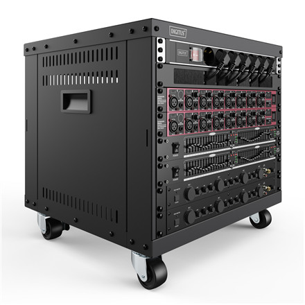 Digitus Universal 19-Inch Equipment Rack with Castors, 8U | DN-48000