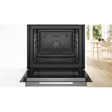 Bosch | Oven | HBG7721B1 | 71 L | Electric | Pyrolysis | Touch | Convection | Height 59.5 cm | Width 59.4 cm | Black