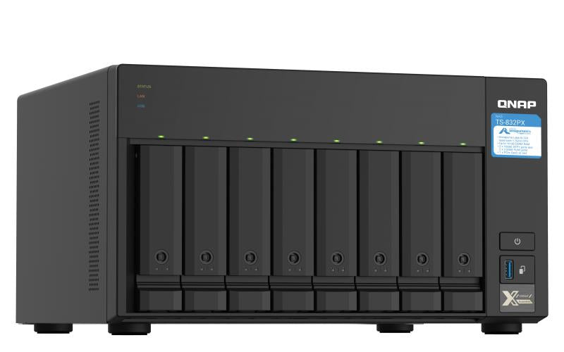 NAS STORAGE TOWER 8BAY/NO HDD TS-832PX-4G QNAP