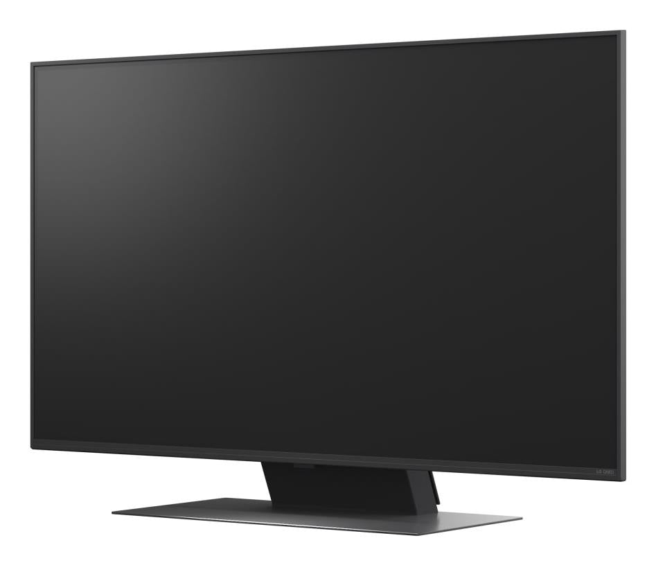 TV Set LG 43" 4K/Smart 3840x2160 Wireless LAN Bluetooth webOS Black 43QNED86A3C