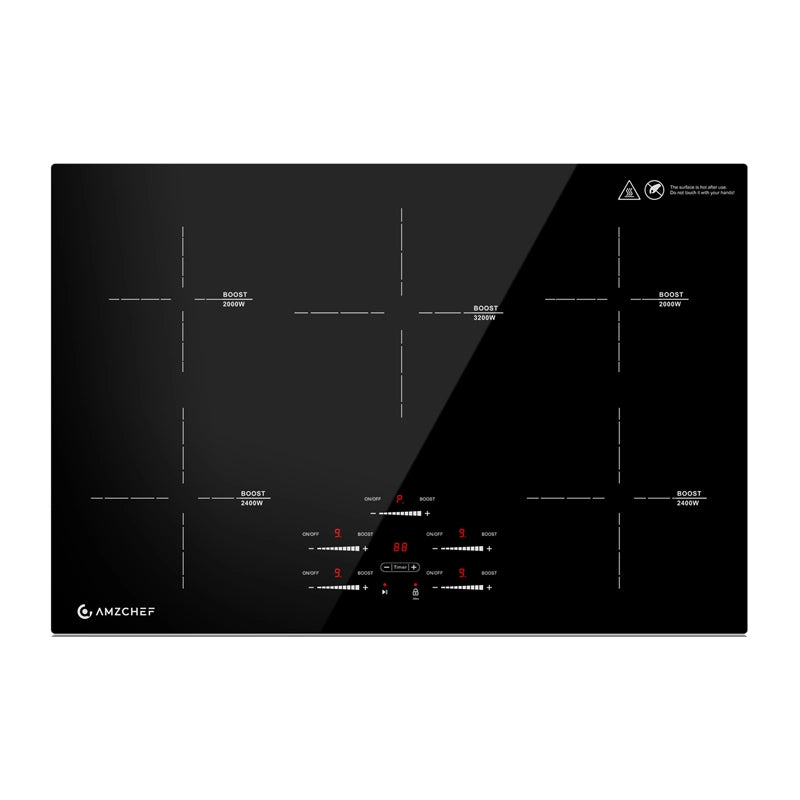 AMZCHEF CE-FS-I95S-GFFDD0 5-zone induction cooktop - Image 1