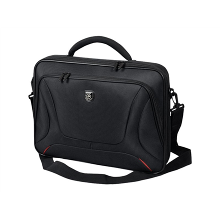 PORT DESIGNS | Courchevel | Fits up to size 17.3 " | Messenger - Briefcase | Shoulder strap | Black