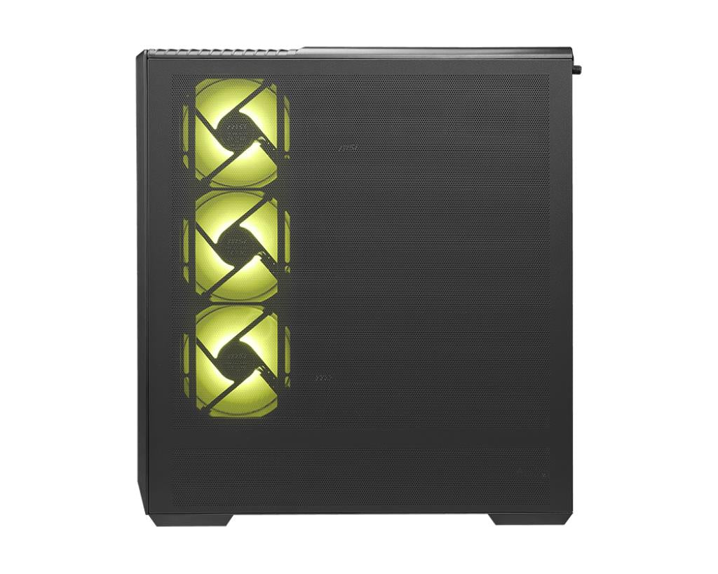 Case MSI MAG PANO 130R PZ MidiTower Case product features Transparent panel Not included Colour Black MAGPANO130RPZ