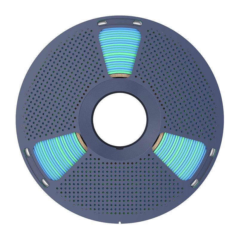 Sunlu PLA+ Silk Dual Color Filament (blue-green) - Image 3