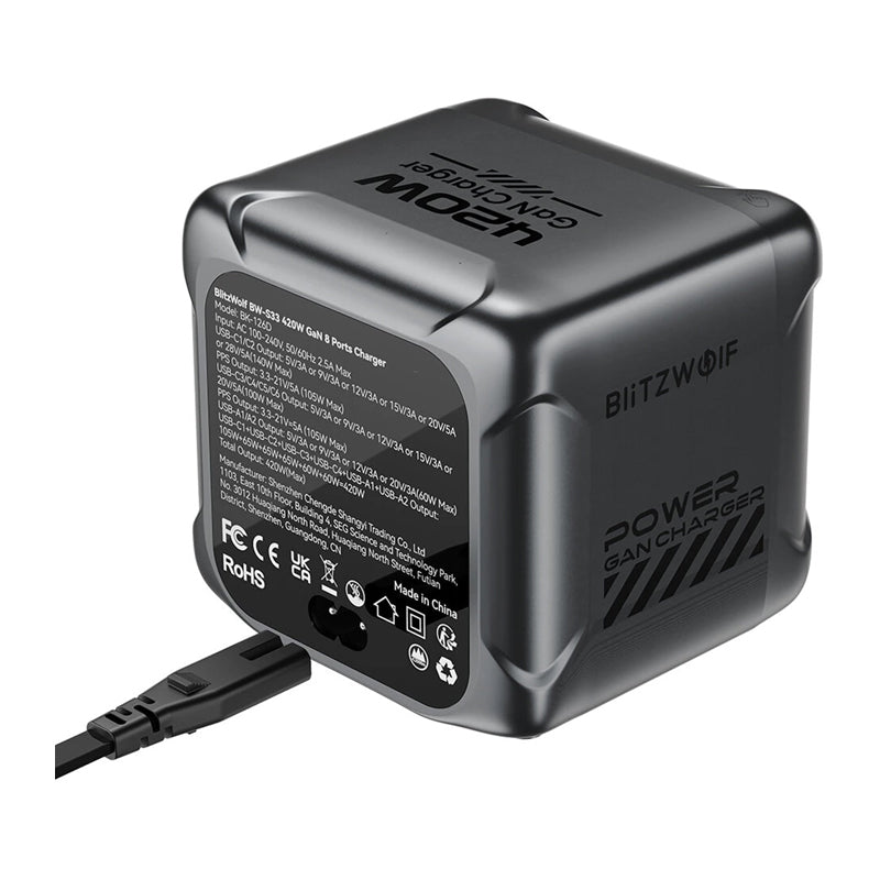 Blitzwolf BW-S33 420W Charger, 8 Ports - Image 3