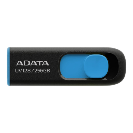 ADATA | USB Flash Drive | UV128 | 256 GB | USB Type-A | Black/Blue
