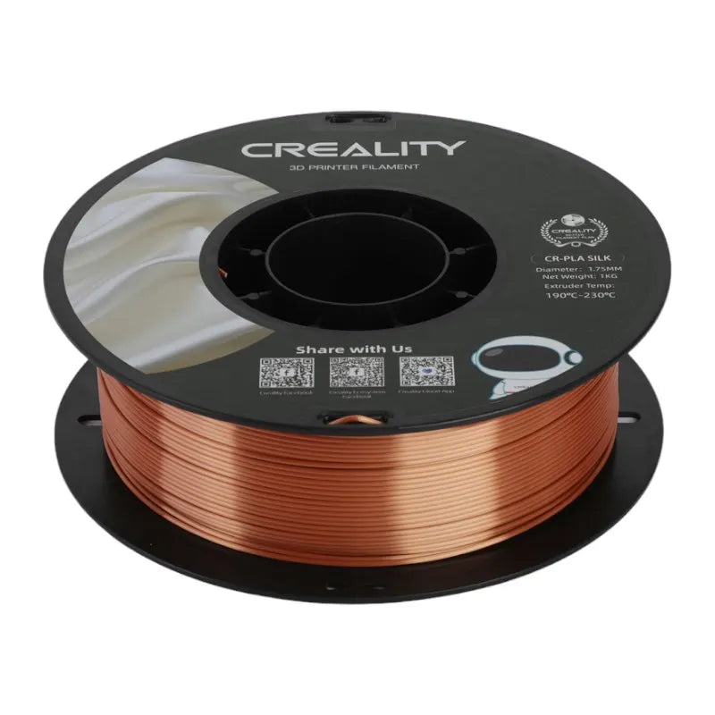 CR-Silk PLA Filament Creality (Red Copper) - Image 3
