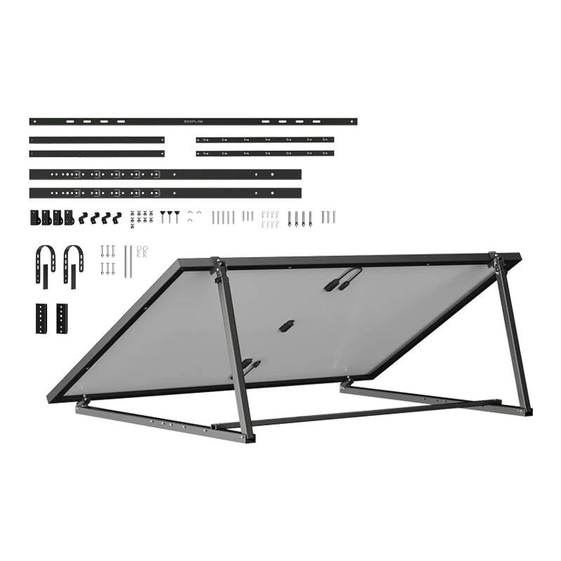 Adjustable EcoFlow bracket for 400W free-standing or wall-mounted PV panel - Image 2
