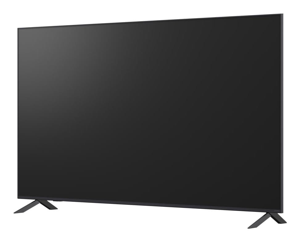 TV Set LG 75" 4K/Smart 3840x2160 Wireless LAN Bluetooth webOS Black 75QNED82A3B