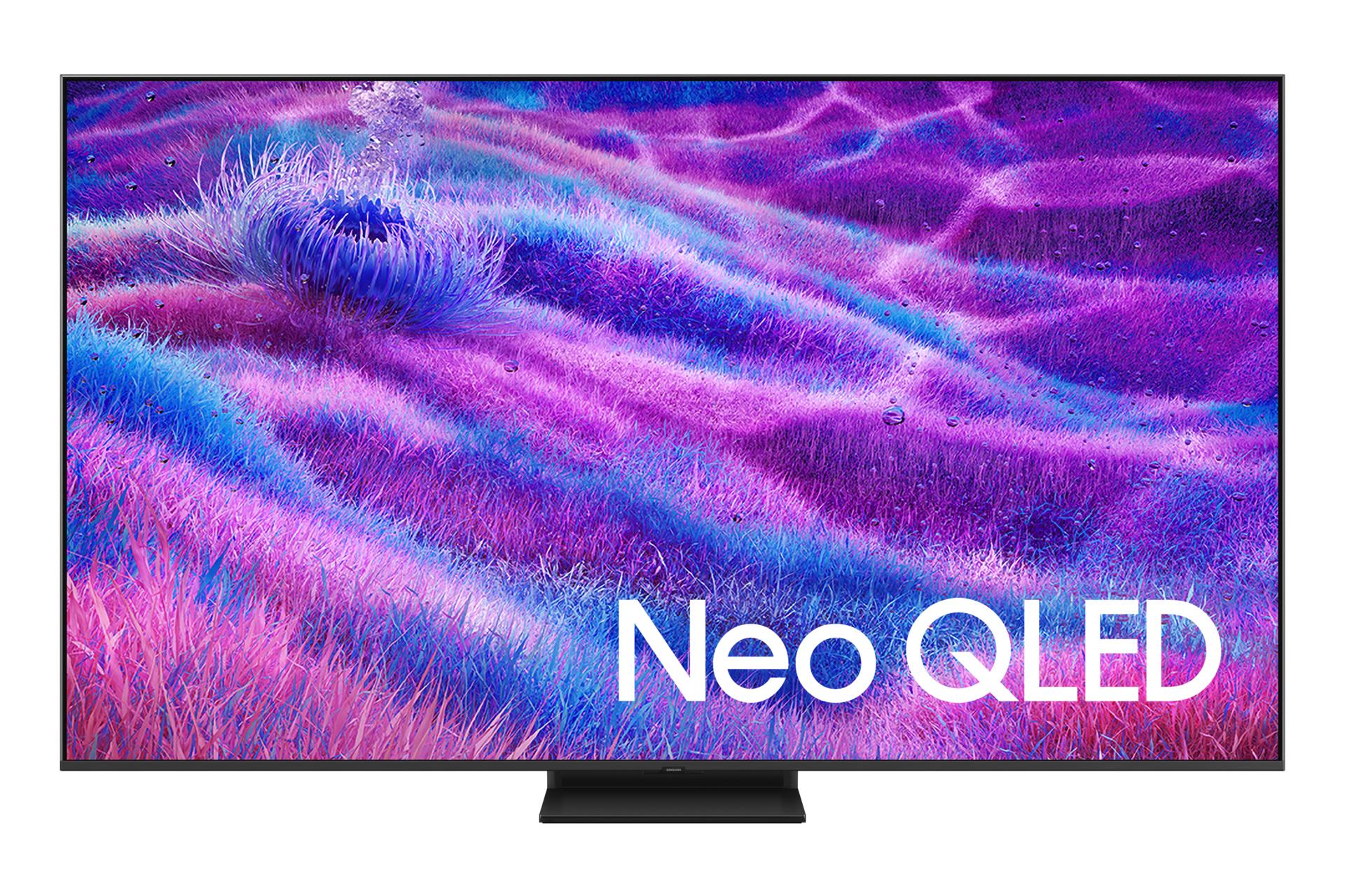 TV Set SAMSUNG 85" 4K/Smart QLED 3840x2160 Tizen Grey QE85QN80FAUXXH