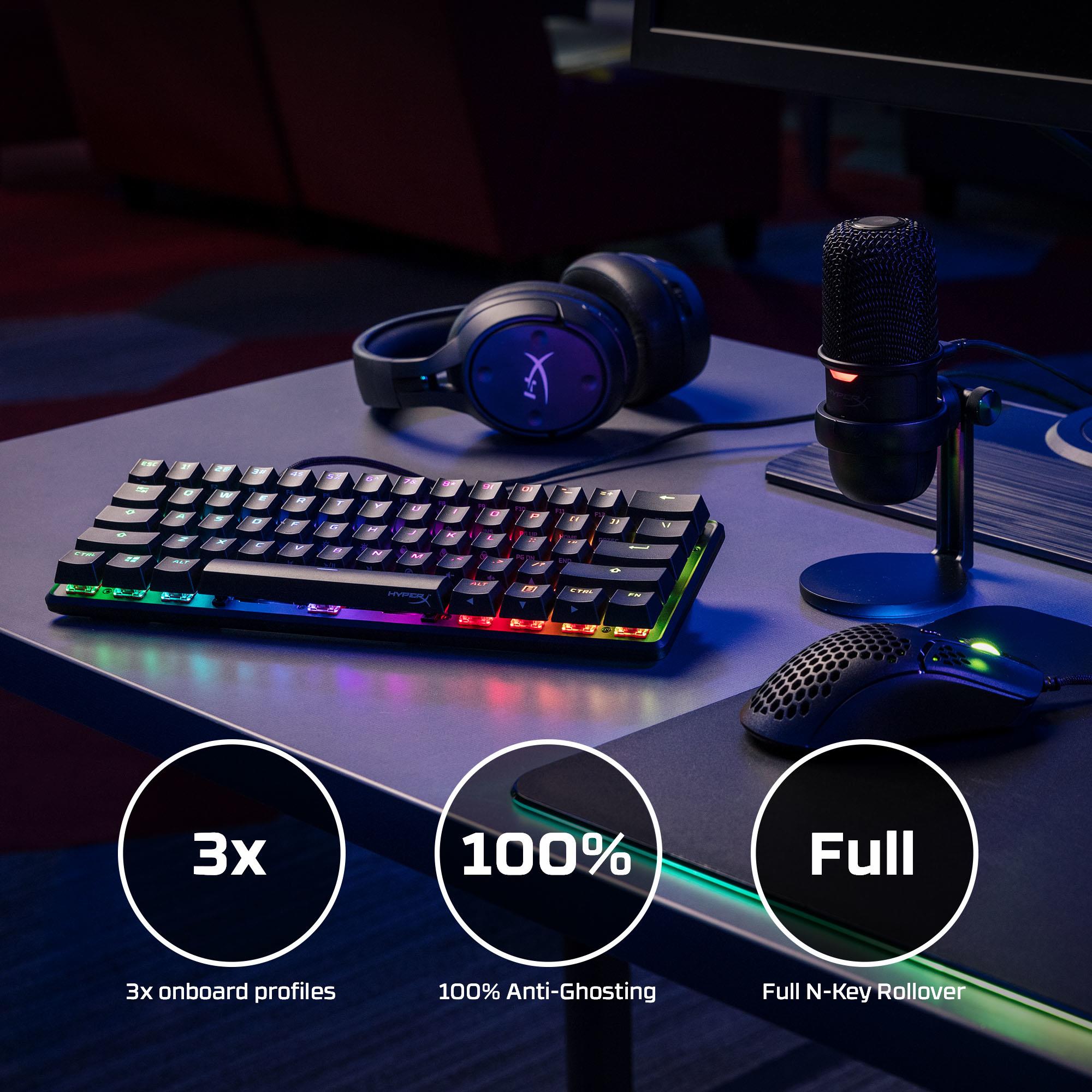 KEYBOARD ALLOY ORIGINS 60/HKBO1S-RB-US/G HYPERX