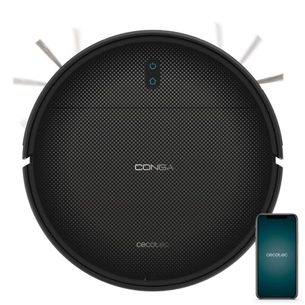 Cecotec Robot Vacuum Cleaner | Conga M10 Advance | Operating time (max) 150 min | Dry | Lithium-ion | 2000 mAh | Black |