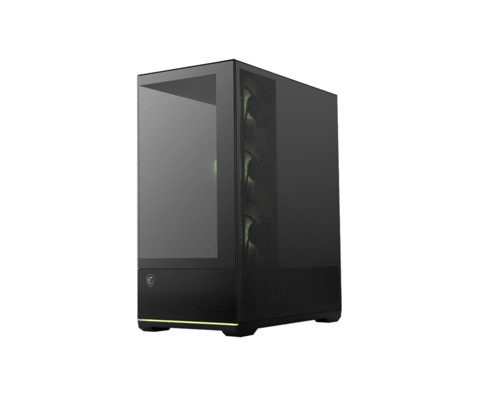 Case MSI MAG PANO 110R PZ MidiTower Case product features Transparent panel Not included Colour Black MAGPANO110RPZ