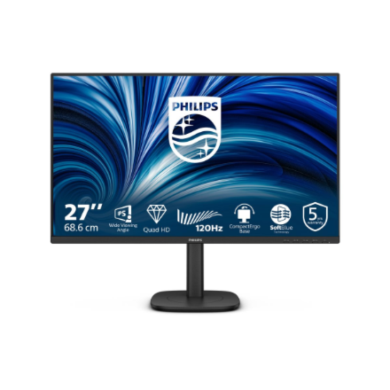 Philips | 27B2N3500J/00 | 27 " | IPS | QHD | 16:9 | 120 Hz | 4 ms | 2560 x 1440 pixels | 350 cd/m² | HDMI ports quantity