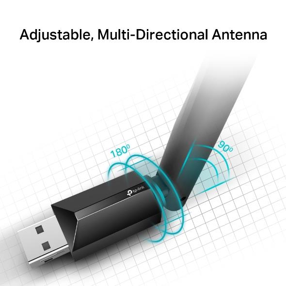 WRL ADAPTER 600MBPS USB/ARCHER T2U PLUS TP-LINK