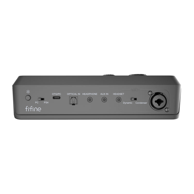 Fifine SC8 RGB gaming mixer (black) - Image 4