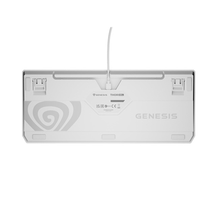 Genesis | THOR 230 | Mechanical Gaming Keyboard | Wired | US | Outemu Brown | White