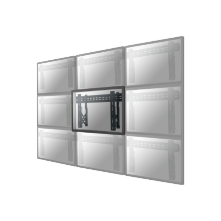 Neomounts Wall mount | LED-VW1000BLACK Videowall wall mount | 40-75 " | Maximum weight (capacity) 50 kg | Black