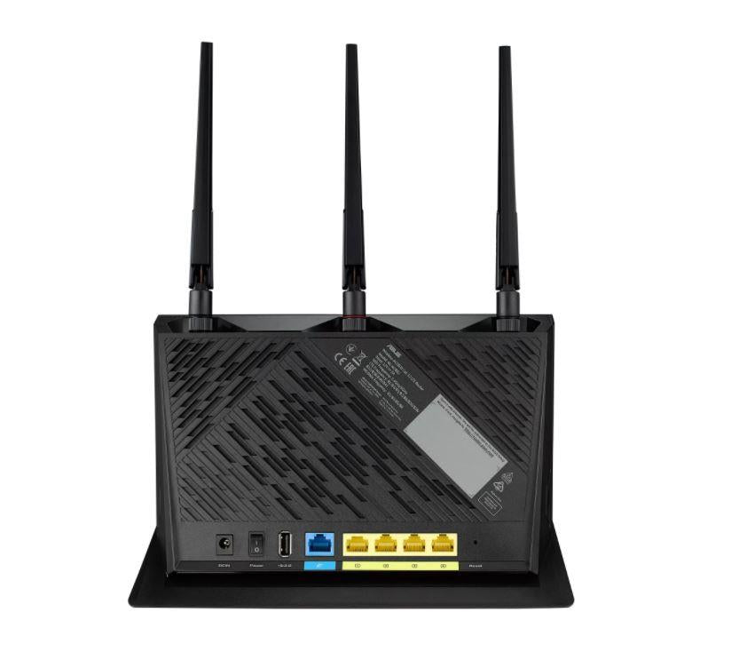 Wireless Router ASUS Wireless Router 2600 Mbps Wi-Fi 5 USB 2.0 1 WAN 4x10/100/1000M Number of antennas 4 4G-AC86U