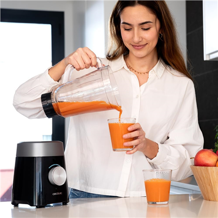 Cecotec Blender | Power Black Titanium 1300MAX B | Tabletop | 1300 W | Jar material Plastic | Jar capacity 1.5 L | Ice c