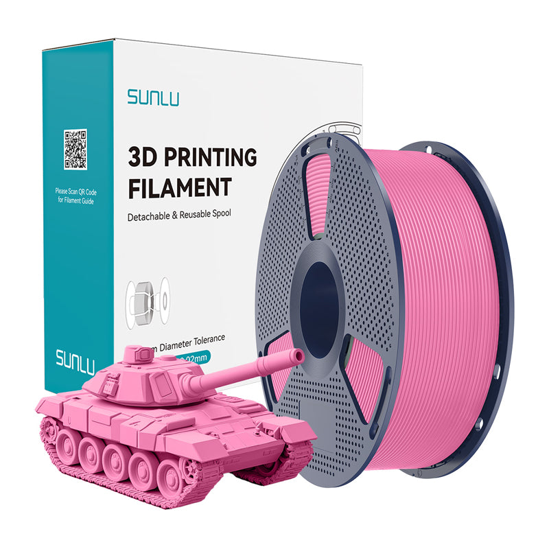Sunlu PLA+ High-Speed Pink Filament - Image 1
