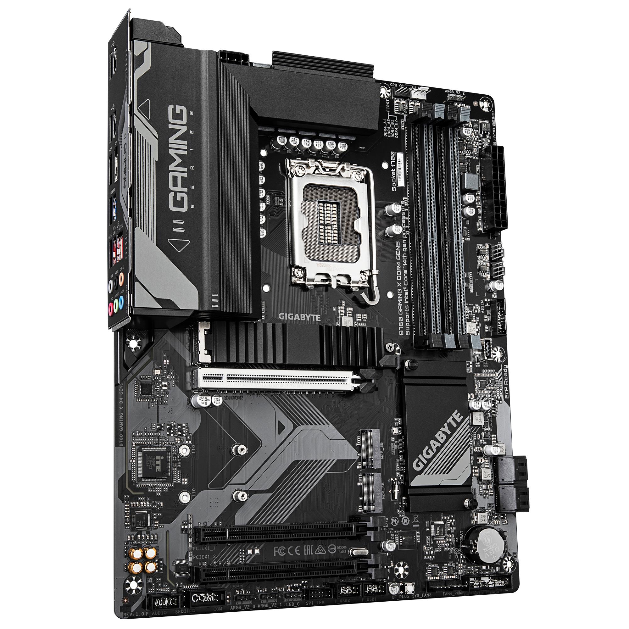 Mainboard GIGABYTE Intel B760 LGA 1700 ATX RAM DDR4-SDRAM 4xSlots 3xNumber of M.2 (M) slots B760GAMINGXD4GEN5