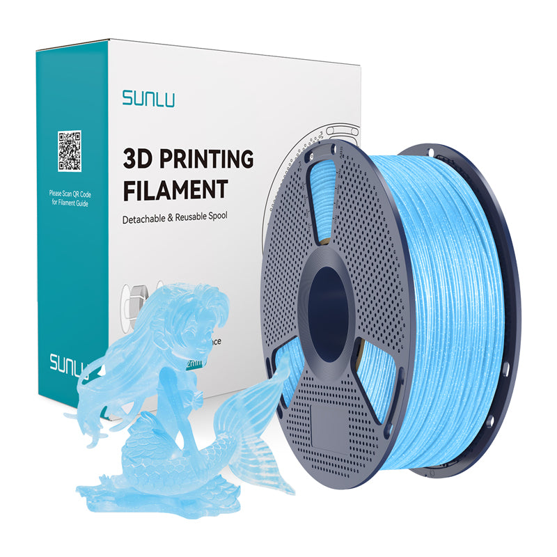 SUNLU PLA Filament (Shiny Blue) - Image 1