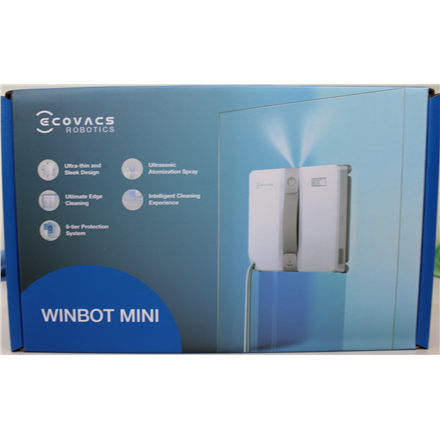 SALE OUT. | Ecovacs Windows Cleaner Robot | WINBOT MINI GREY | Corded | Grey | DEMO
