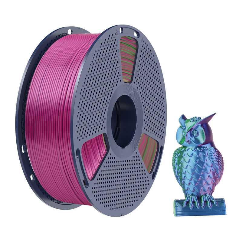 Sunlu PLA+ Silk Tri-Color Filament (blue-green-purple) - Image 2