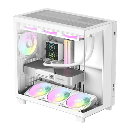 Gamemax Case | NEX C53 WH | ATX/BTF