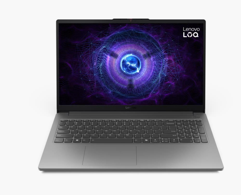 Notebook LENOVO LOQ 15IAX9E CPU Core i5 i5-12450HX 2400 MHz 15.6" 1920x1080 RAM 16GB DDR5 4800 MHz SSD 512GB NVIDIA GeForce RTX 2050 4GB ENG Card Reader 3-in-1 Grey 1.77 kg 83LK007APB