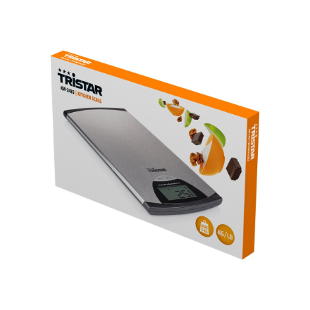 Tristar | Kitchen scale | KW-2435 | Maximum weight (capacity) 5 kg | Metallic