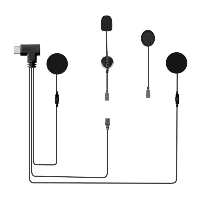 Type C headset for motorcycle helmet for MS8 EJEAS HIFI-M3 intercom - Image 1